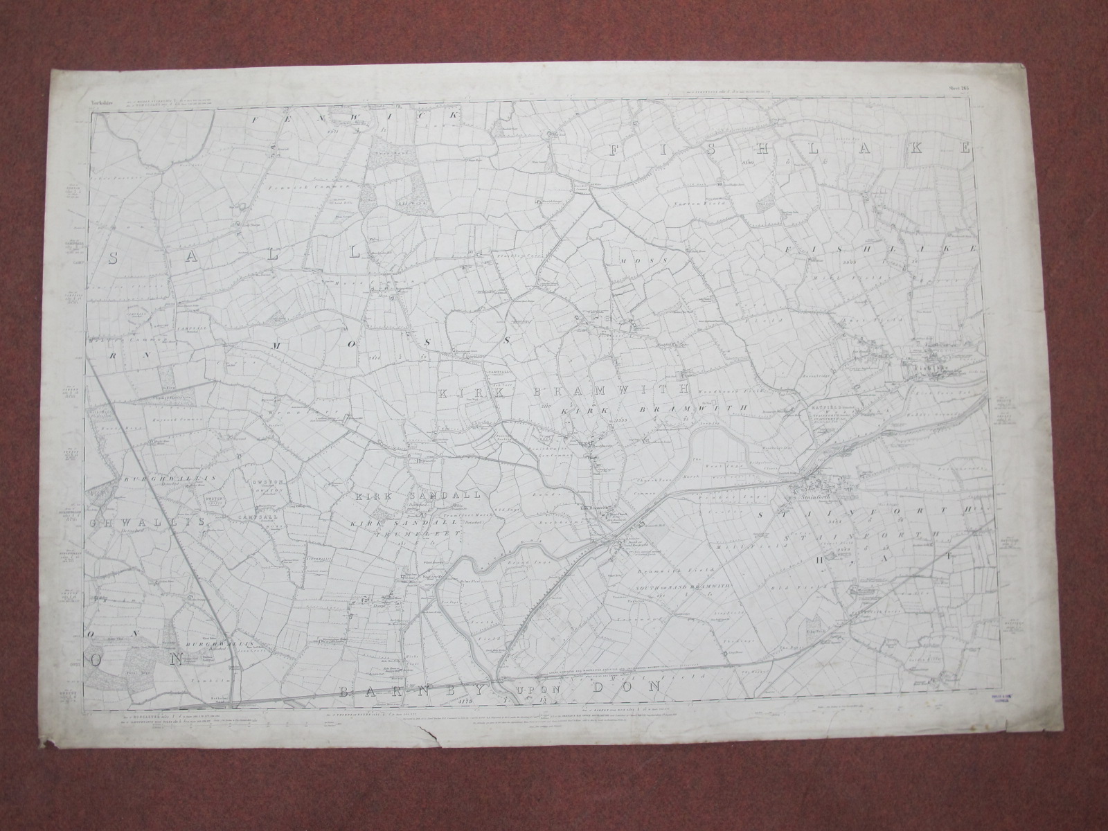 West Riding Yorkshire Maps, Rotherham and area - some dates noted 1902, 1903, 1922, 1935, various - Image 2 of 11