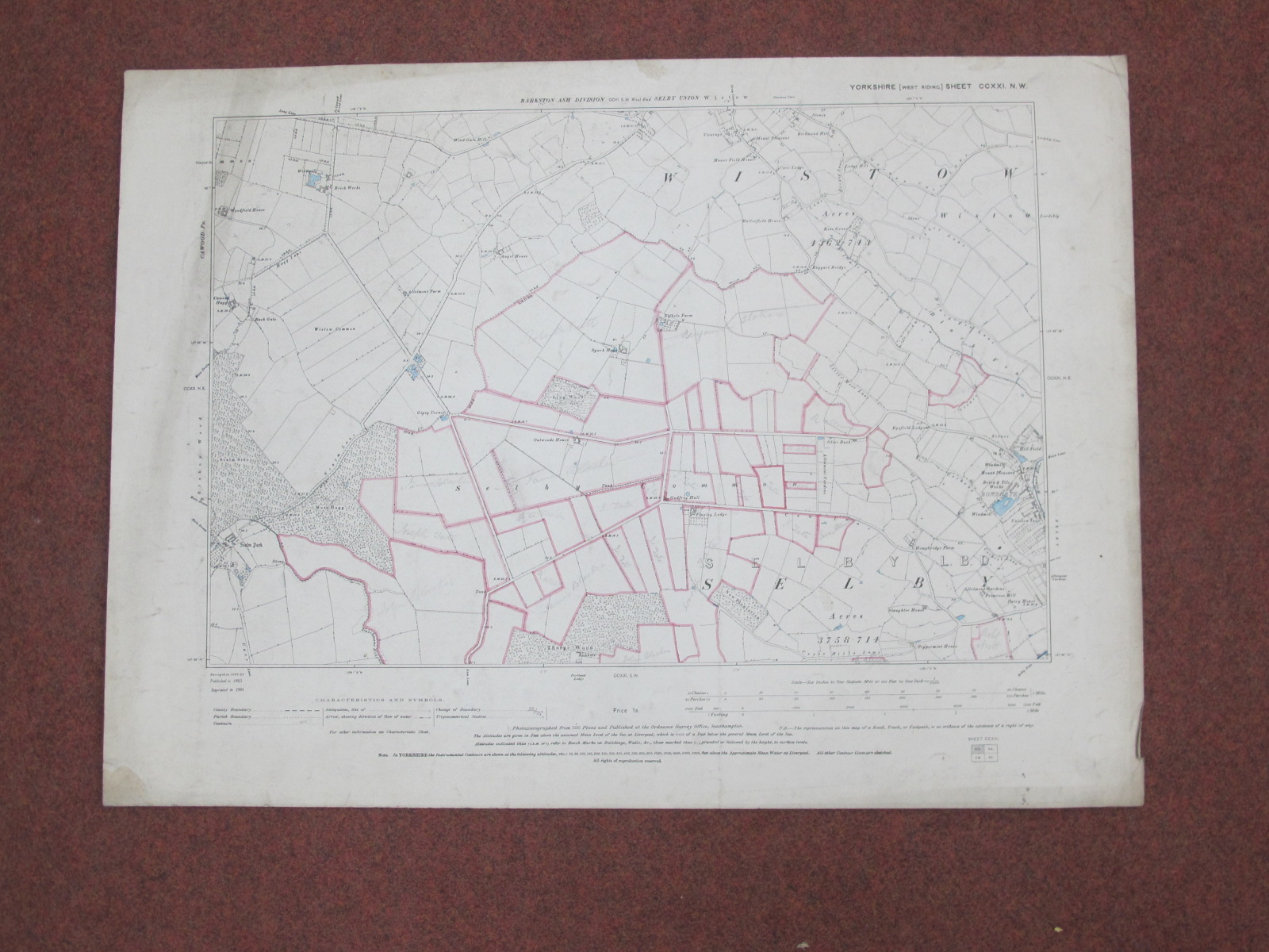 West Riding Yorkshire Maps, Rotherham and area, some dates noted - 1889, 1903, 1959, 1960, various - Image 3 of 10