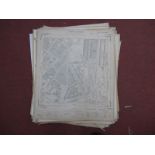 Sheffield Central, North Maps, Parson Cross, Shirecliffe, Firth Park - dates noted 1952, 1953, 1955,