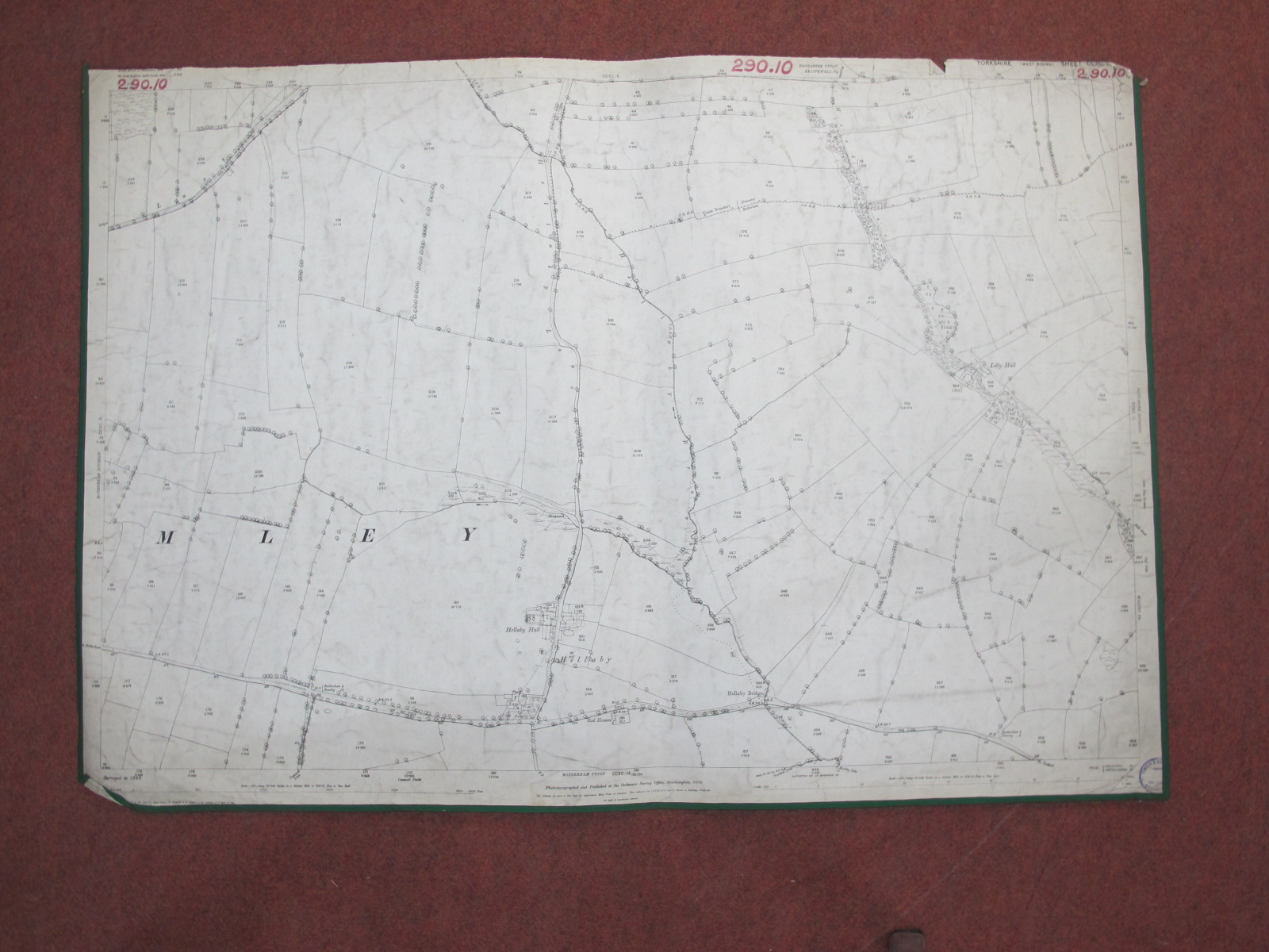 West Riding Yorkshire, Rotherham and area - some dates noted, 1902, 1956, various scales, dirty - Image 3 of 11