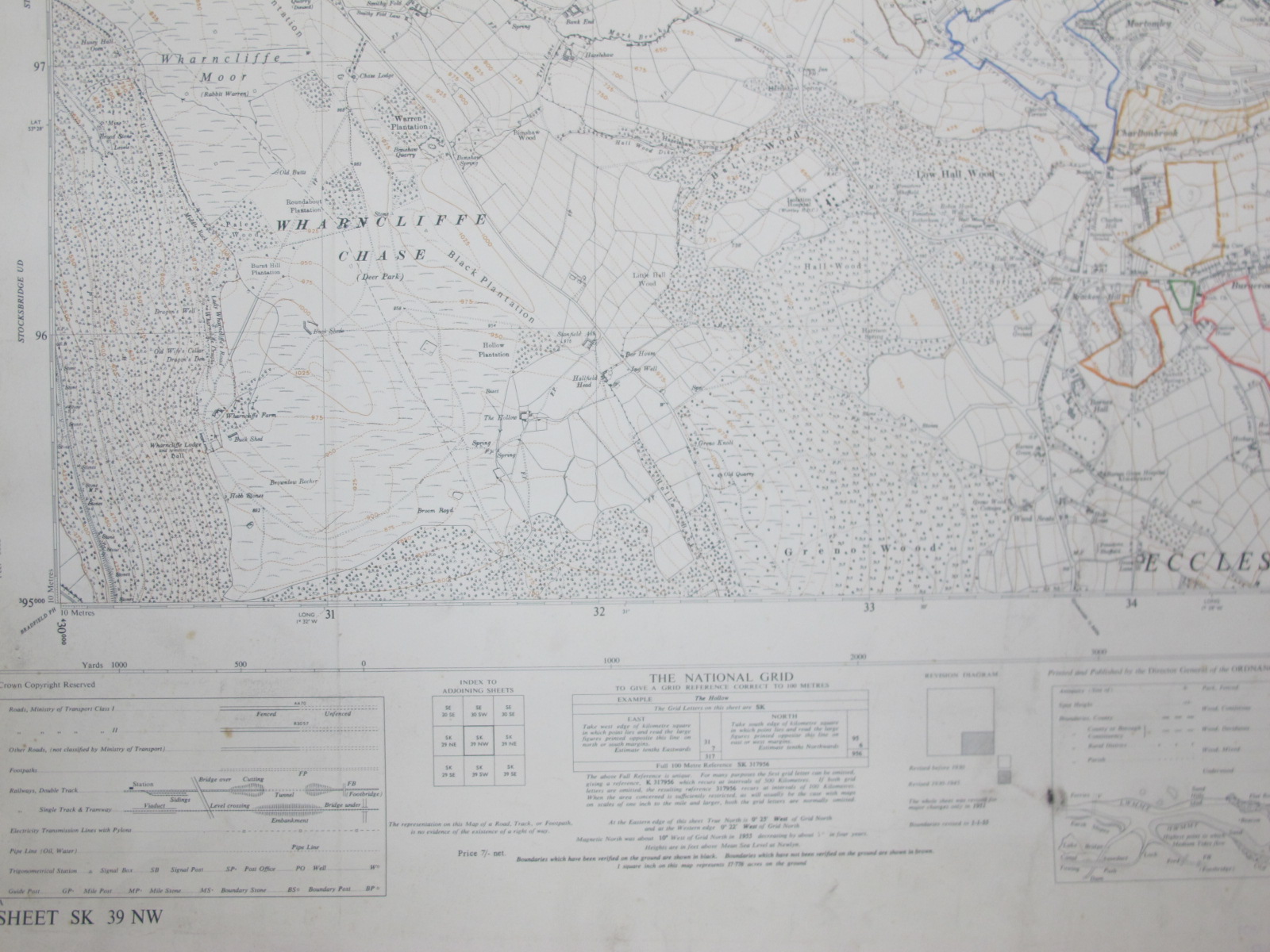 West Riding Yorkshire Maps, Rotherham and area, some dates noted - 1889, 1903, 1959, 1960, various - Image 7 of 10