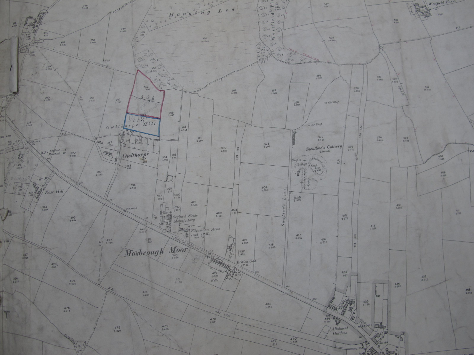 Derbyshire Maps, to include Eckington, Renishaw, Coal Aston, Scarsdale, Dronfield, Dronfield - Image 4 of 11