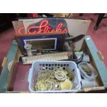 Horse Brasses, posters, body pressure monitor, etc:- One Box.