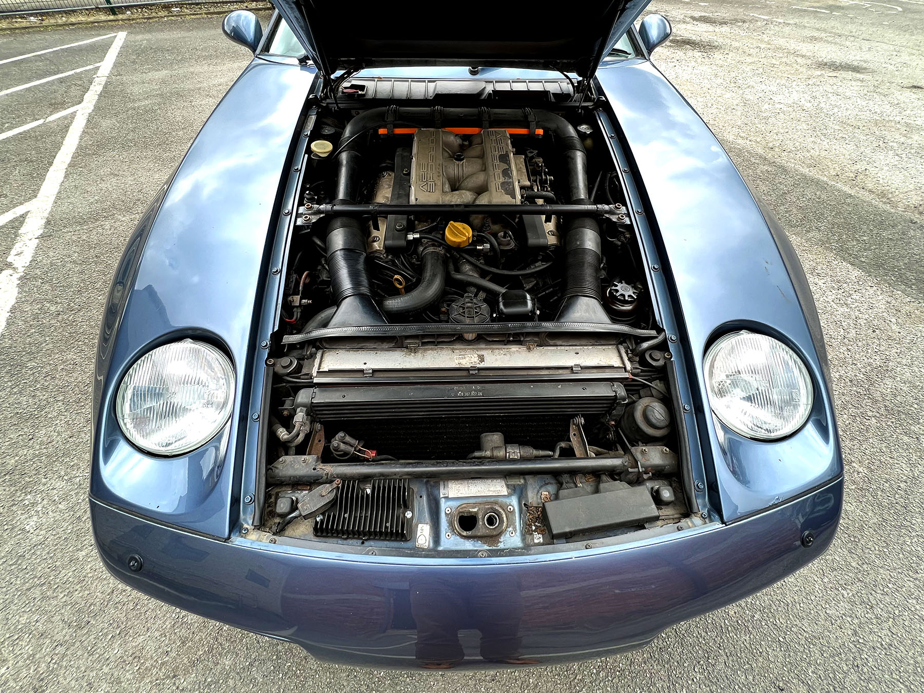 1990 [H754 POC] Porsche 928 S4 in Baltic Blue Metallic with Linen leather interior. 5 litre V8 - Image 7 of 10