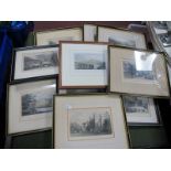 Colour Prints After T Allom, 'Ullswater' 'Windemere', Newcastle, Alnwick and others (10).