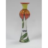 A Lorna Bailey Signed Limited Edition vase, 47/75, in the form of a flower 19cm high.