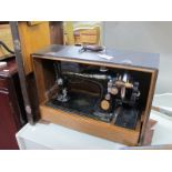 A Singer Sewing Machine.