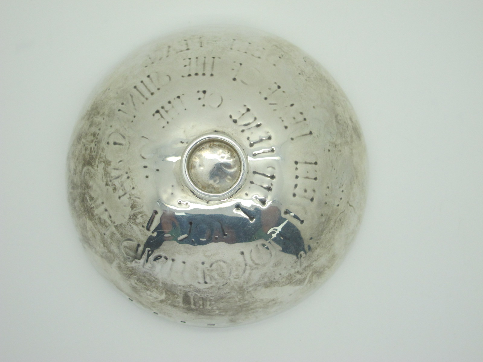 Graham Leishman Stewart; A Modern Scottish Hallmarked Silver 'Deep Peace' Bowl, Edinburgh 1997, of - Image 3 of 7