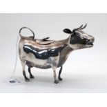 A XIX Century Dutch Cow Creamer, also hallmarked for Samuel Boyce Landeck, London 1891 (F import