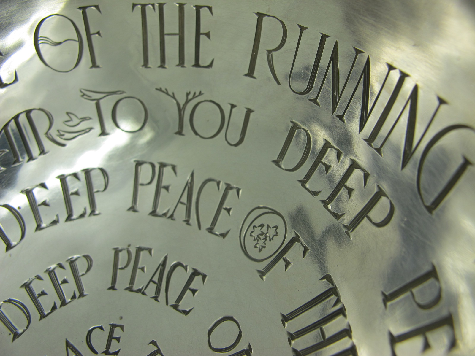 Graham Leishman Stewart; A Modern Scottish Hallmarked Silver 'Deep Peace' Bowl, Edinburgh 1997, of - Image 7 of 7