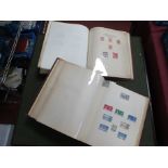 Two Old Loose Leaf Albums, containing a collection of early British Commonwealth Stamps (including