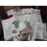 A Box of World Stamps, loose in packets, early to modern, mainly off paper, includes G.B and British