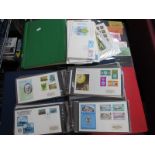 Channel Islands and Isle of Man Collection, housed in two loose leaf albums and an old photo
