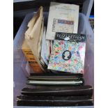 A Large Box Containing Empty Stamp Albums and Philatelic Publications, comprising of two S.G '