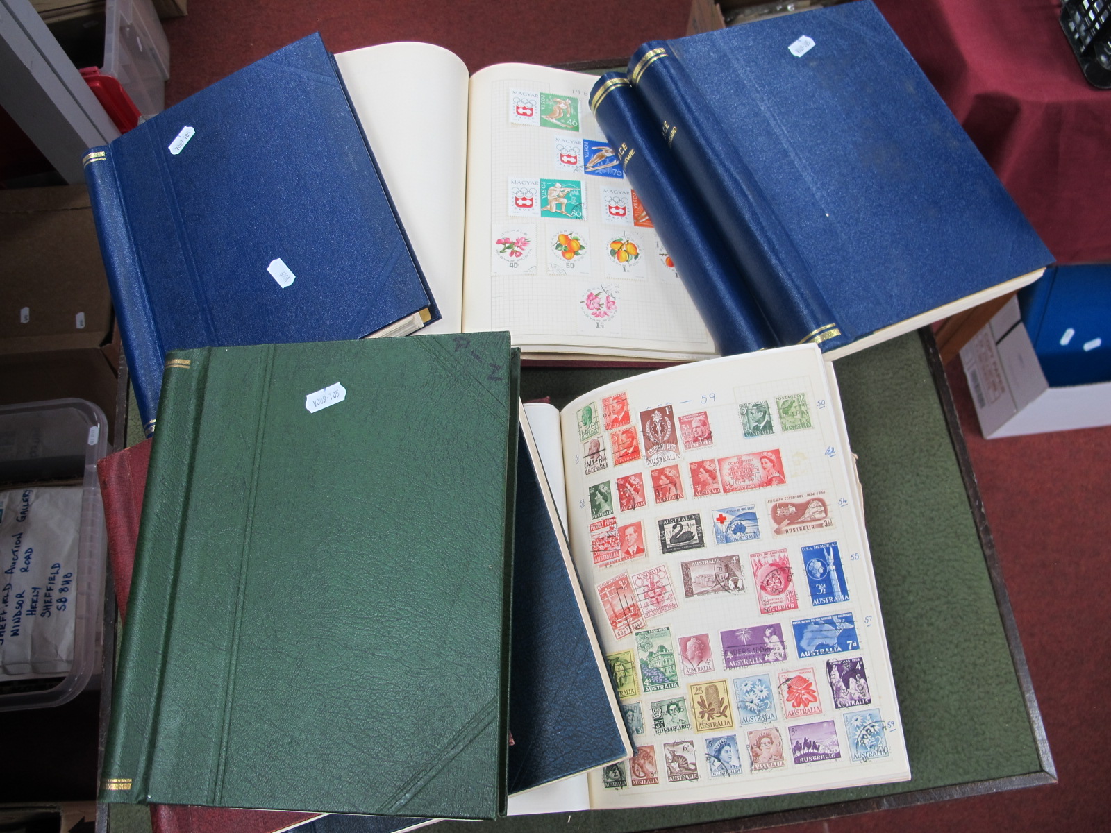 World Stamp Collection, early to around 1960's, housed in eight 'Ace' loose leaf albums.