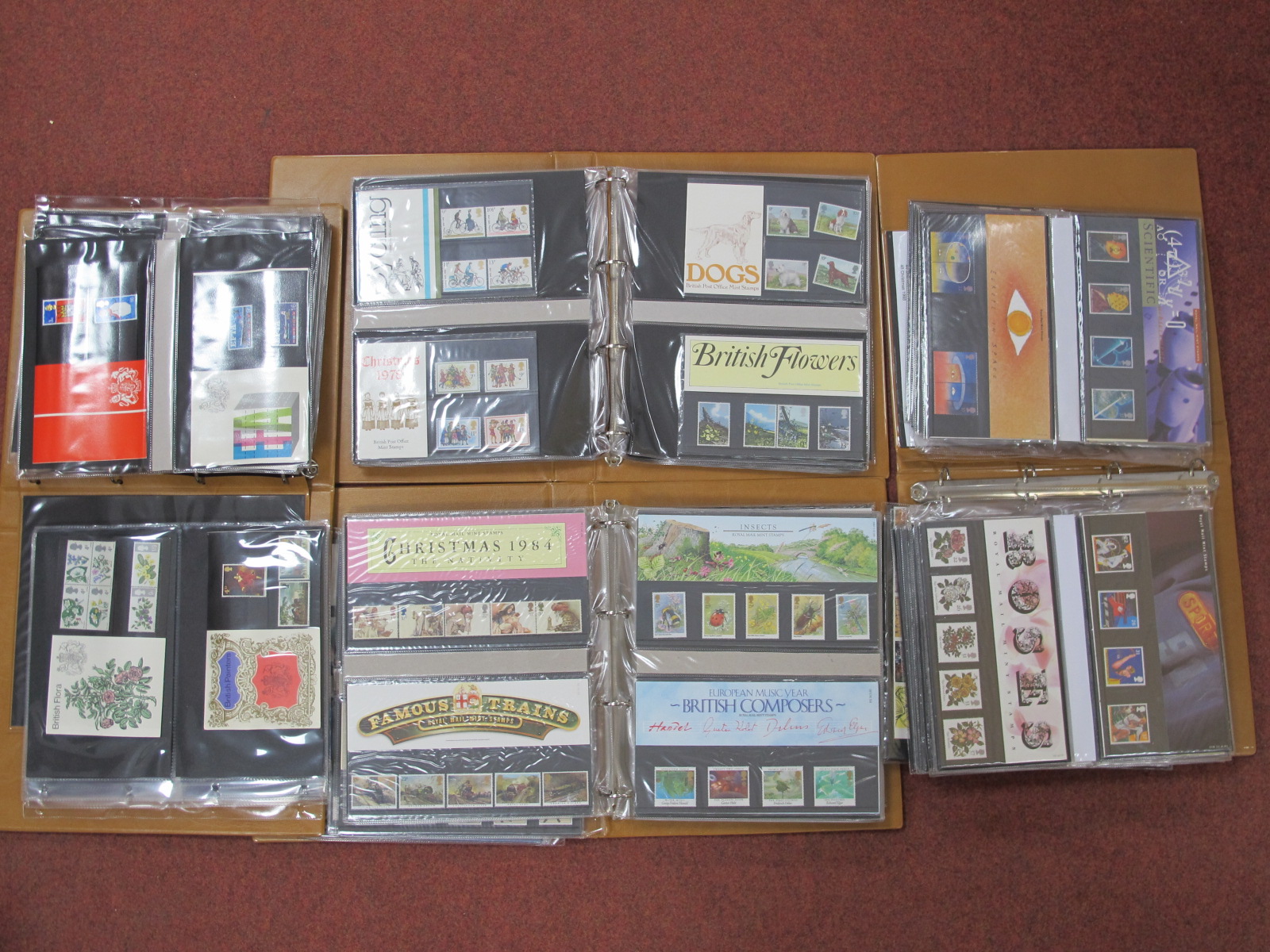 A Collection of GB Presentation Packs in Four Albums from 1964 to 1995, total decimal face value £