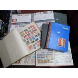 A Box Containing a Mixed Mint and Used Accumulation of G.B Commonwealth and World Stamps, from Queen
