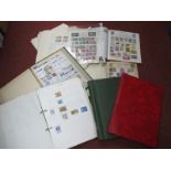 World Stamps Collection, early to modern, housed in six albums and loose leaves.