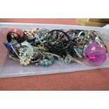 A Mixed Lot of Assorted Costume Jewellery :- One Box [538550]