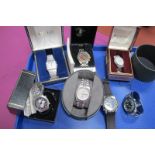Seiko, Citizen, Accurist and Other Modern Gent's Wristwatches :- One Tray