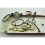 Vintage and Later Ladies Wristwatches, including Kasta, Everite, Lator, Priosa, Chancellor etc.