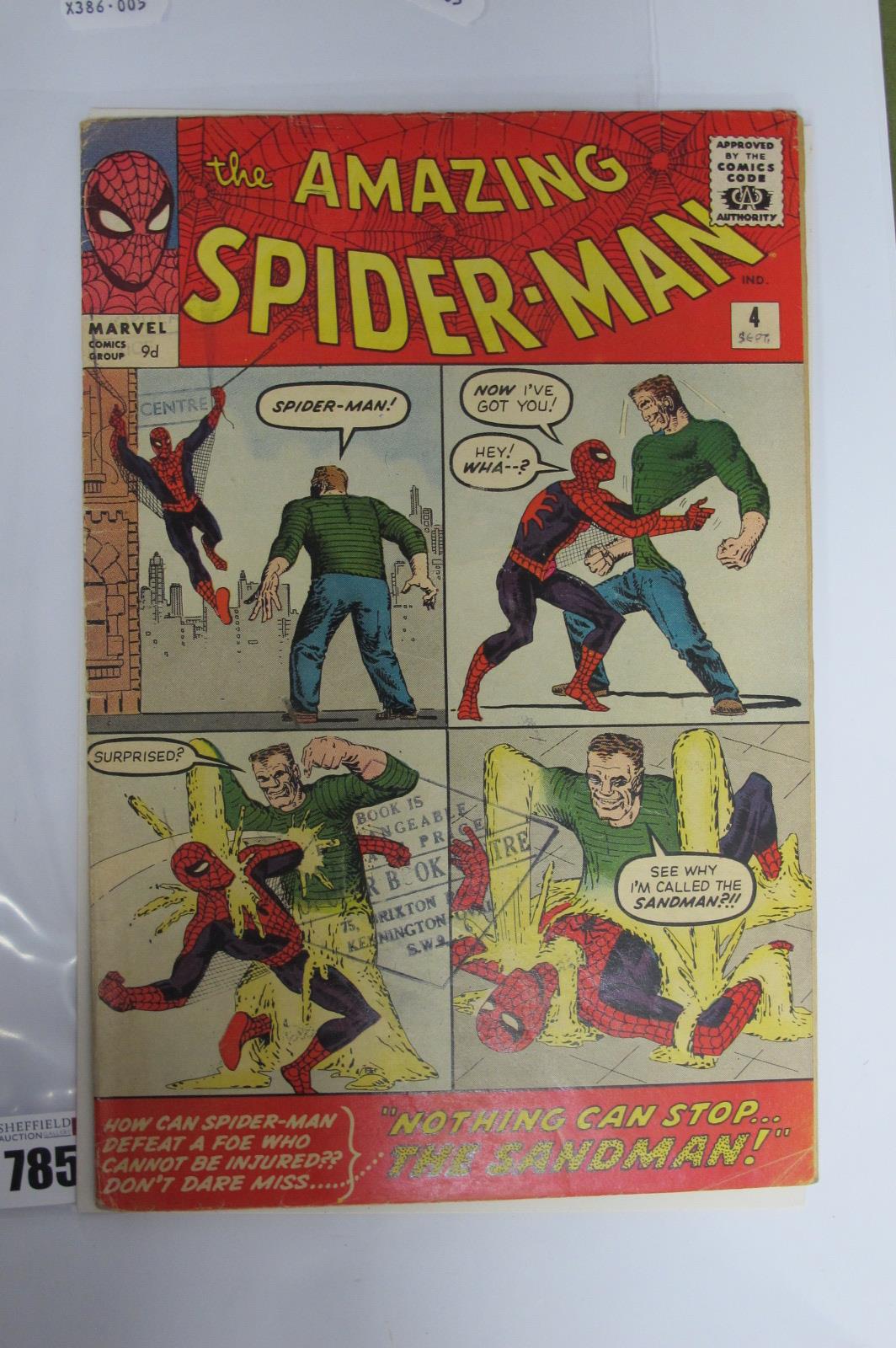 Amazing Spider Man #4 Marvel Comic, age related wear, but overall good condition.