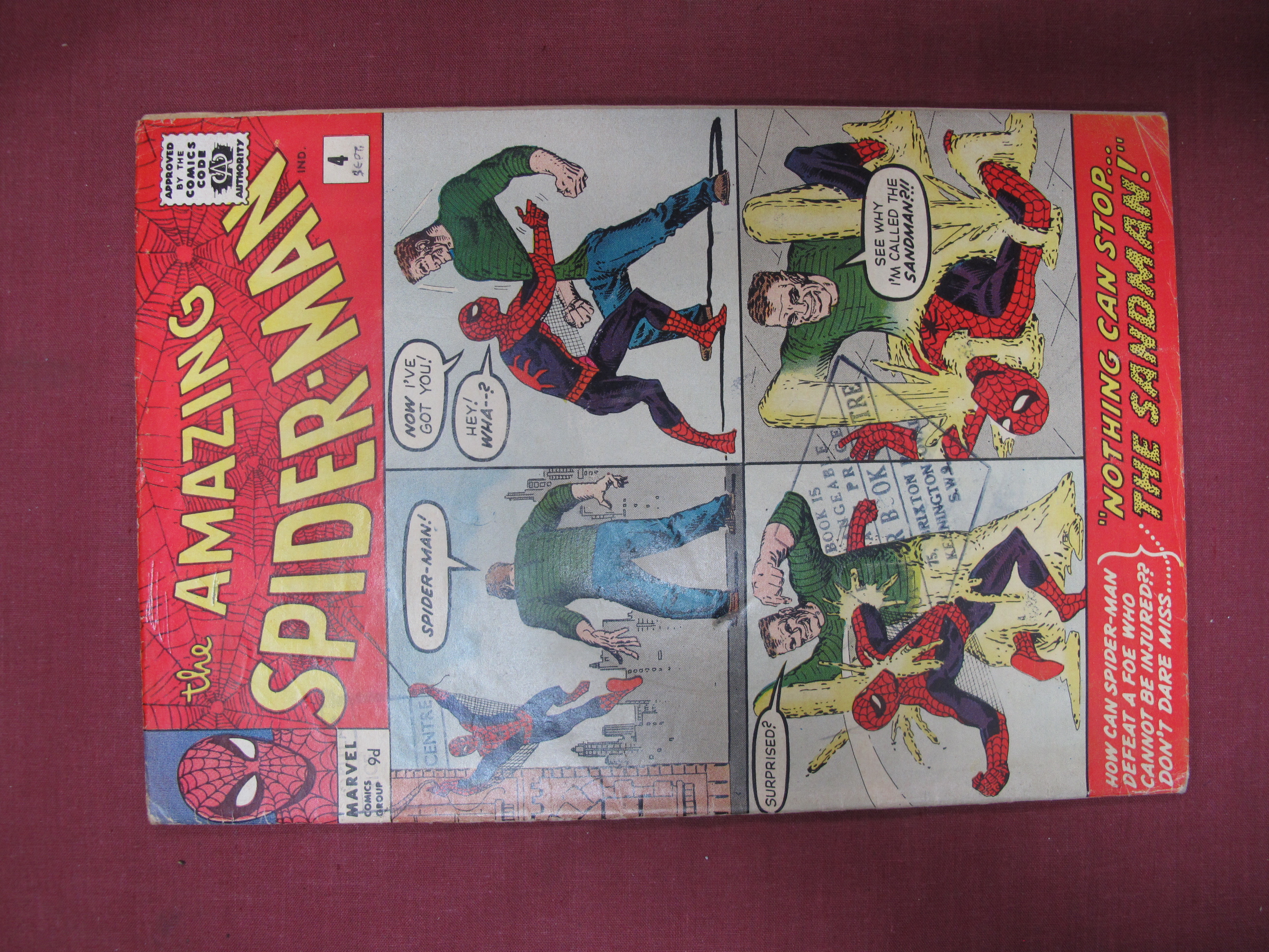 Amazing Spider Man #4 Marvel Comic, age related wear, but overall good condition. - Image 2 of 16