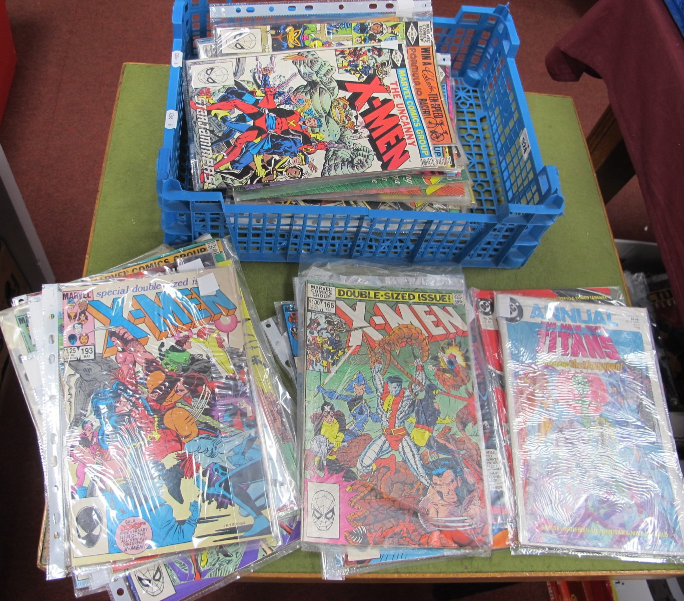 Over Forty Marvel Comics, Issues of X-Men, including #166, #107, #220, #222, #223, #194, etc,