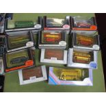 Eleven EFE 1:76th Scale Diecast Model Buses, to include #15633 RM Routemaster Golden Jubilee, #25601