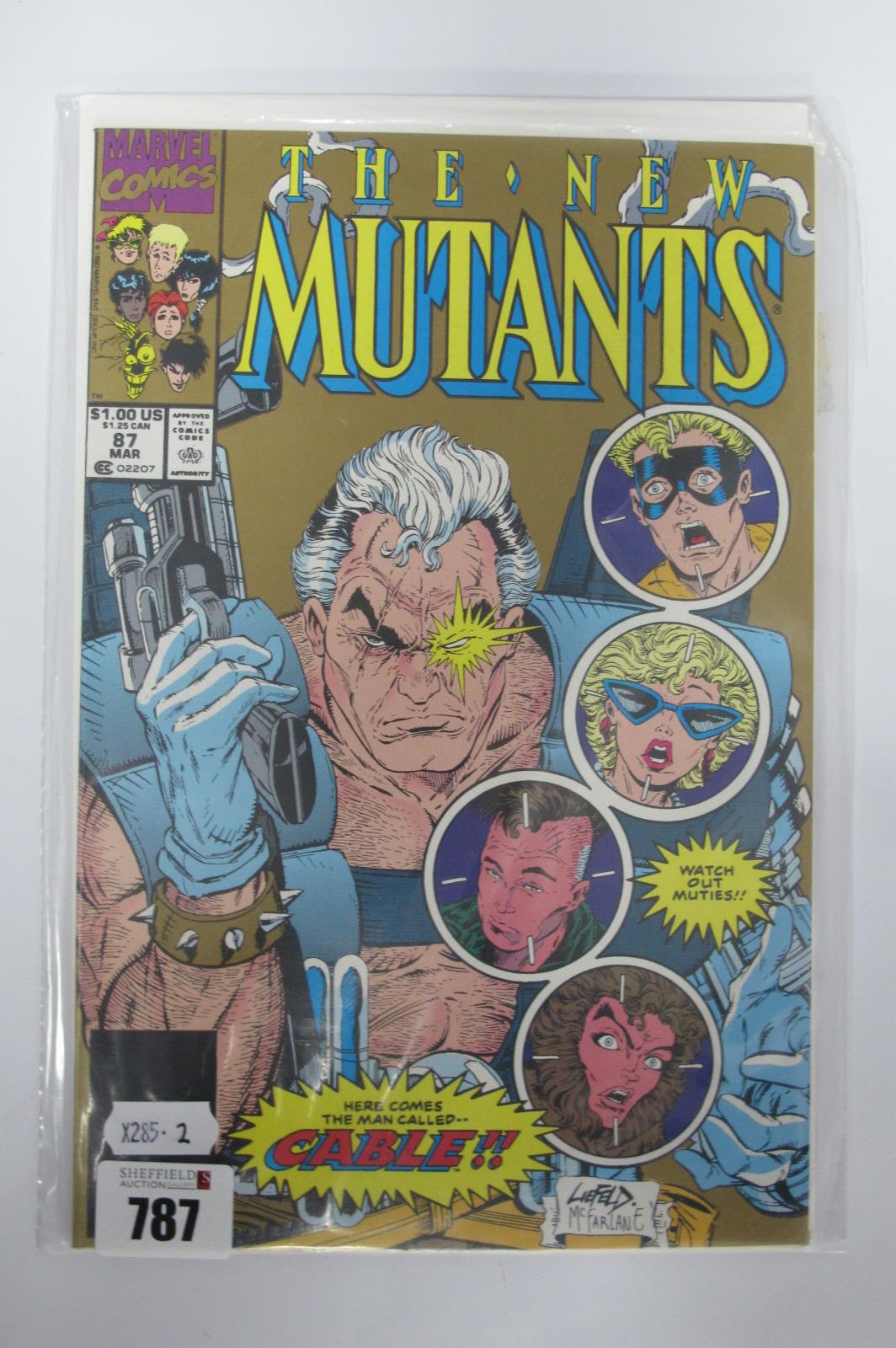 Marvel Comics - The New Mutants #87 second issue, overall good - very good condition.
