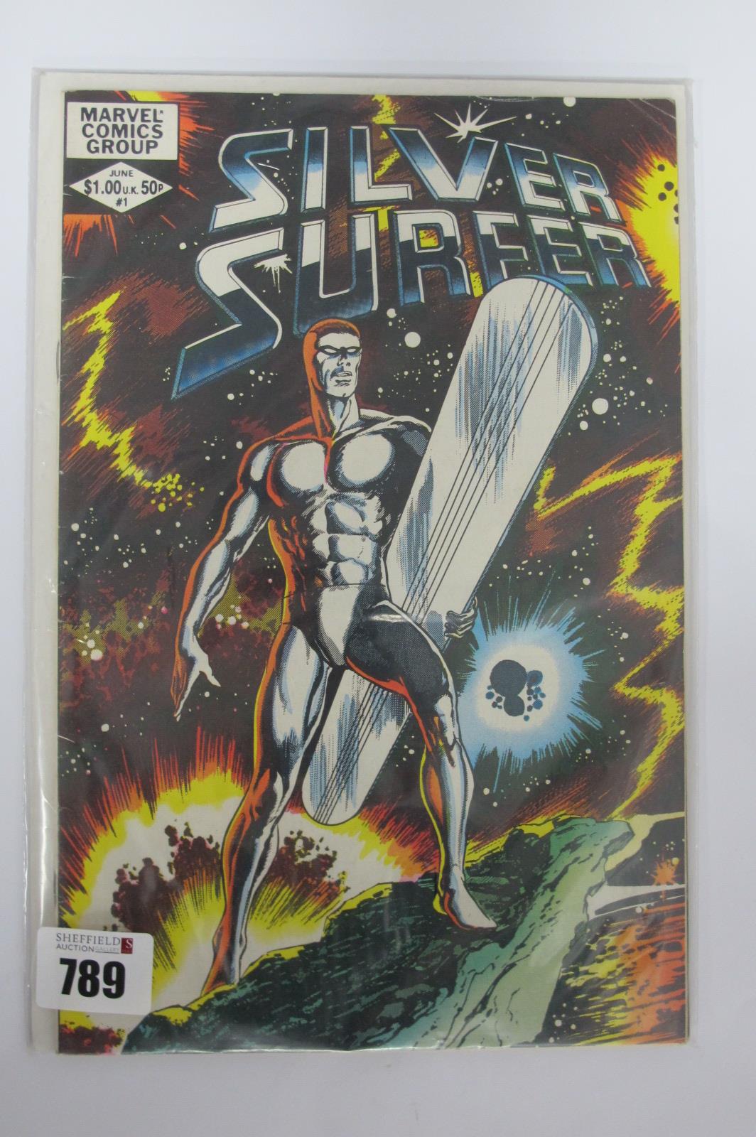 Marvel Comics - Silver Surfer #1 $1.00/UK 50p, in good- very good condition.