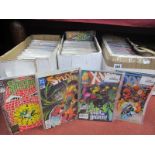 In Excess of Five Hundred Modern Comics, by DC, Marvel, Malibu and other to include X-Men, The