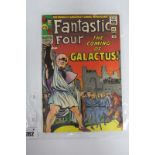 Fantastic Four #48 Marvel Comic 1966, first appearance of Silver Surfer and Galactus, overall very