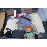 G & S and Other Composition Headed Dolls, evening bags, etc:- One Box