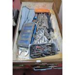 Lynx Drop Forged Spanners, combination wrench set, drill bits, etc:- One Box