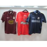 Football Shirts - Northampton Town, Vandanel home 'Jackson Grundy' logo, size S circa 2007/8, and