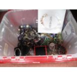 A Mixed Lot of Assorted Costume Jewellery :- One Box