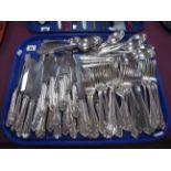A Collection of Assorted Dubarry Pattern Cutlery :- One Tray