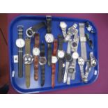 Assorted Wristwatches, including 'Original Montgomery' modern wristwatch, Reflex, Accurist, Lorus,