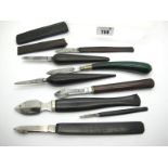 Quantity of Surgical Knives:- Muller and Co; Nowill and Sons, Sheffield; J.Clarke and Sons,