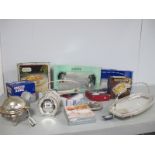 'Queen Anne' and Other Plated Ware, some items in original boxes, including swing handled dishes,