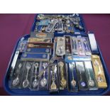 A Collection of Assorted Souvenir and Other Collectors Spoons, including Royal Commemorative, etc :-