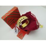 Waterford Rebel Gracie Modern Glass Bangle, in original box with fabric pouch.