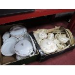 Royal Doulton 'Lisette' Dinner and Tea Service:- One Box, together with one other dinner service,