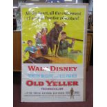 Poster - Walt Disney 'Old Yeller', 104 x 68.5cm.