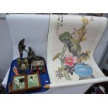 Masterpieces of Chinese Painting Rolled in Branded Tube, puzzle, drafts, Chinese figures, etc:-