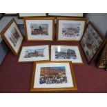 The Millennium, Miniatures Collection by Terry Gorman, with five Sheffield scene, pencil signed