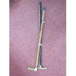 Early XX Century Walking Stick and one other stick. (3)