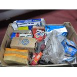 A Quantity of Car Parts, to include cam belt, air filters, break pads, bulbs, etc :- One Box