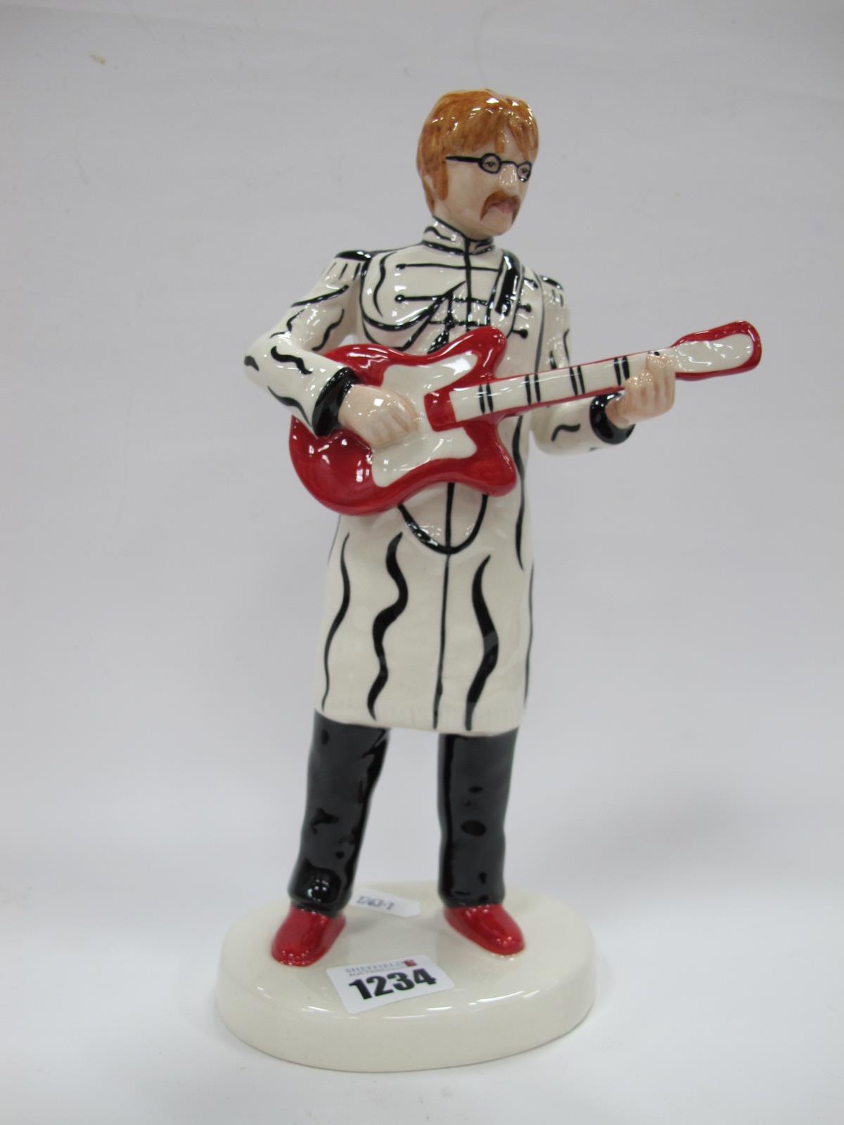 A Rare Lorna Bailey John Lennon Figure (Sgt Pepper), limited edition colourway 1/1, 27cm high.